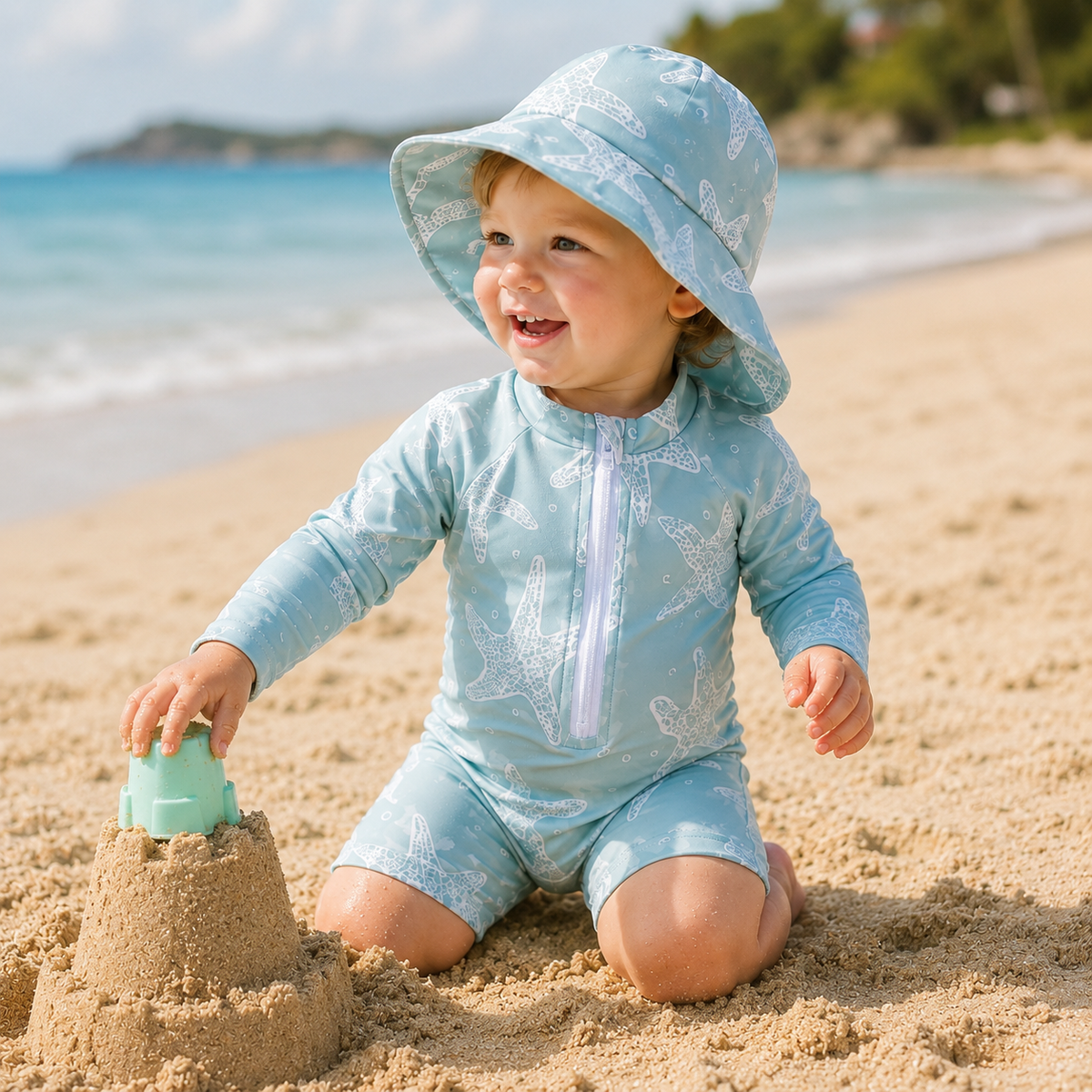 Nordspur | Seabuddo Long Sleeve Zip Swim Romper