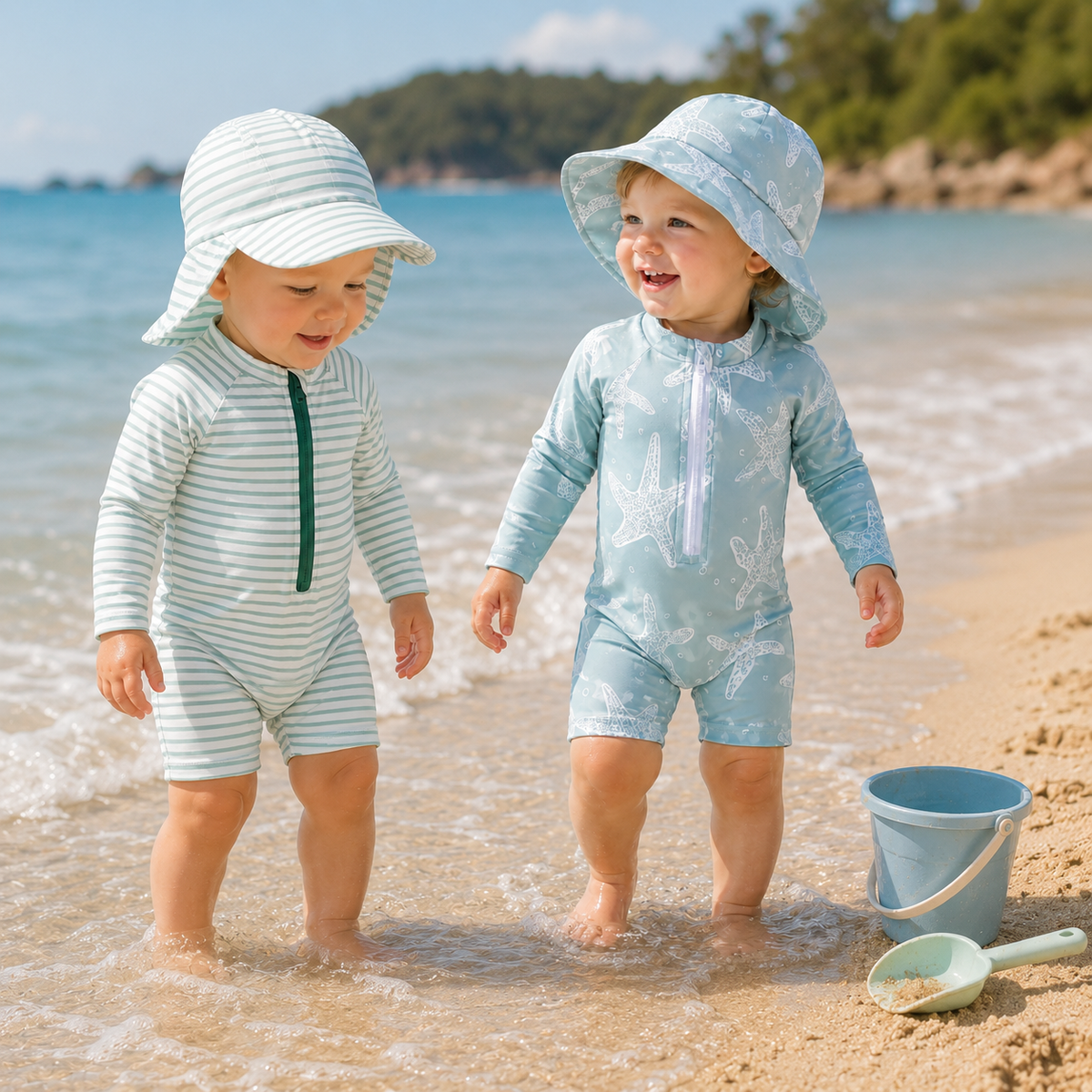 Nordspur | Seabuddo Long Sleeve Zip Swim Romper