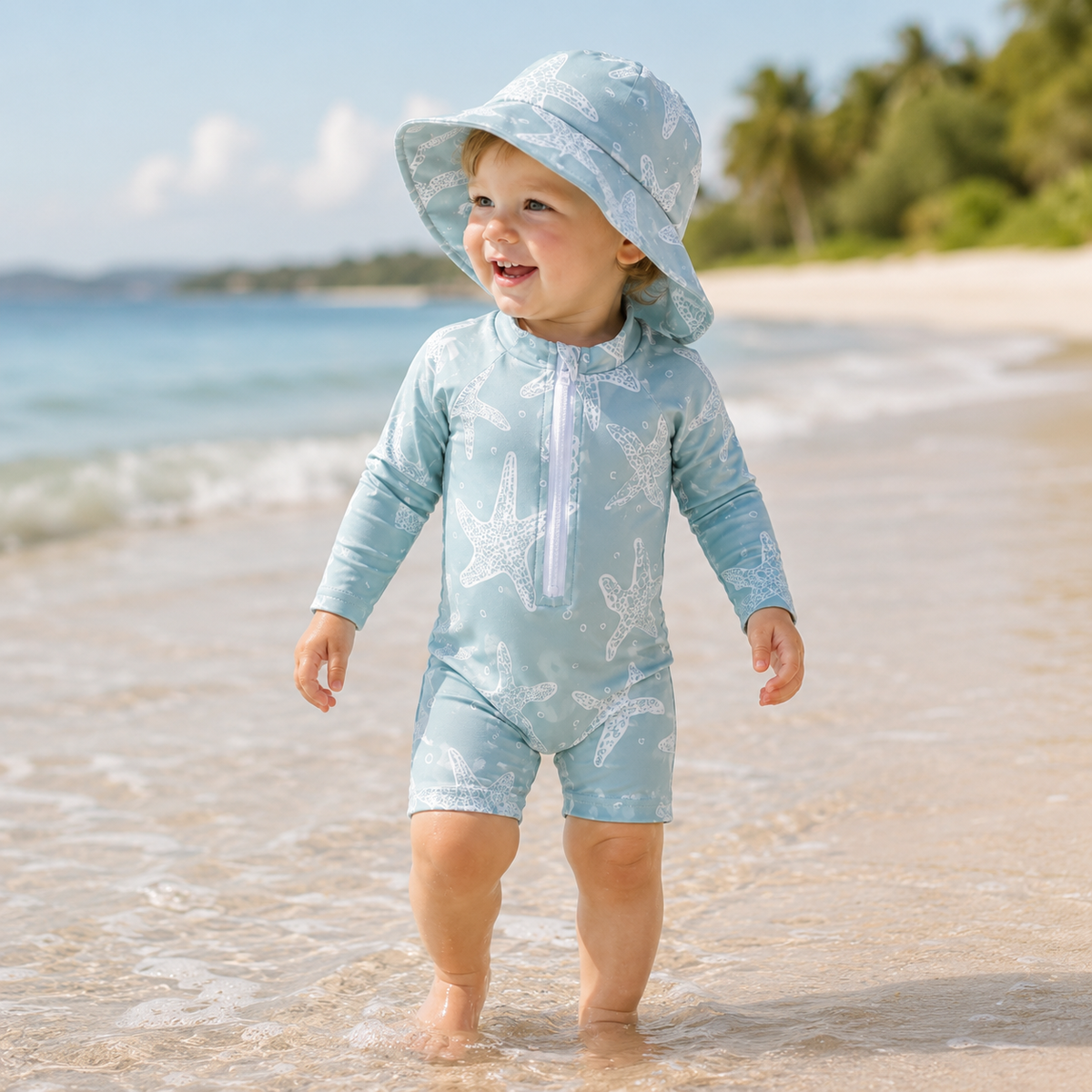 Nordspur | Seabuddo Long Sleeve Zip Swim Romper