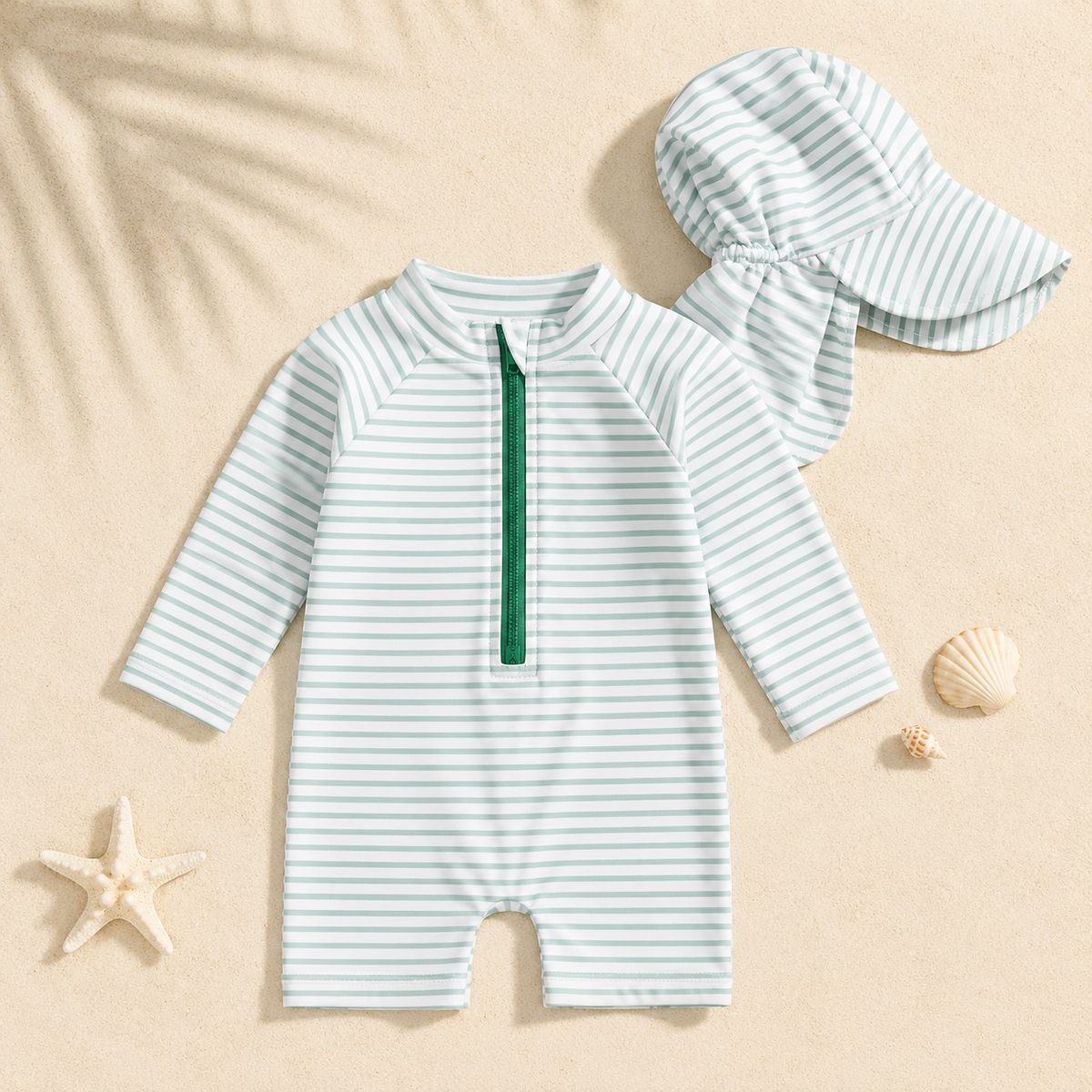 Nordspur | Seabuddo Long Sleeve Zip Swim Romper