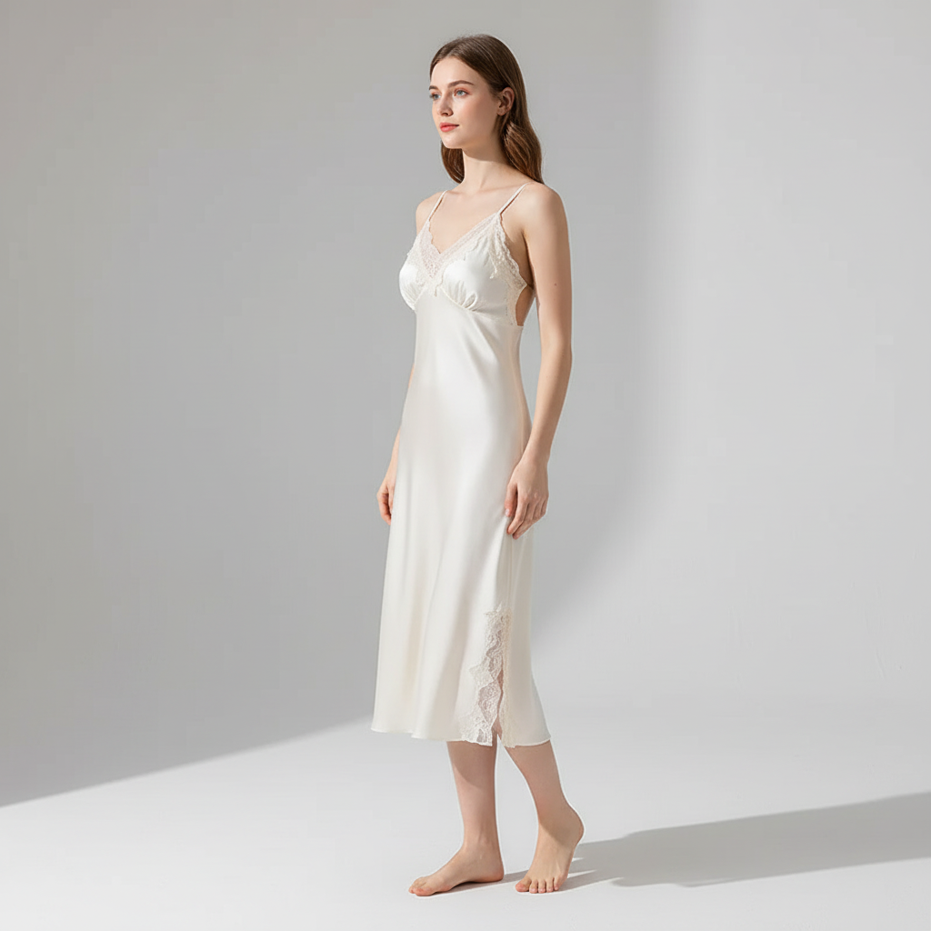 Nordspur | Serelume Long Lace Trimmed Robe Set