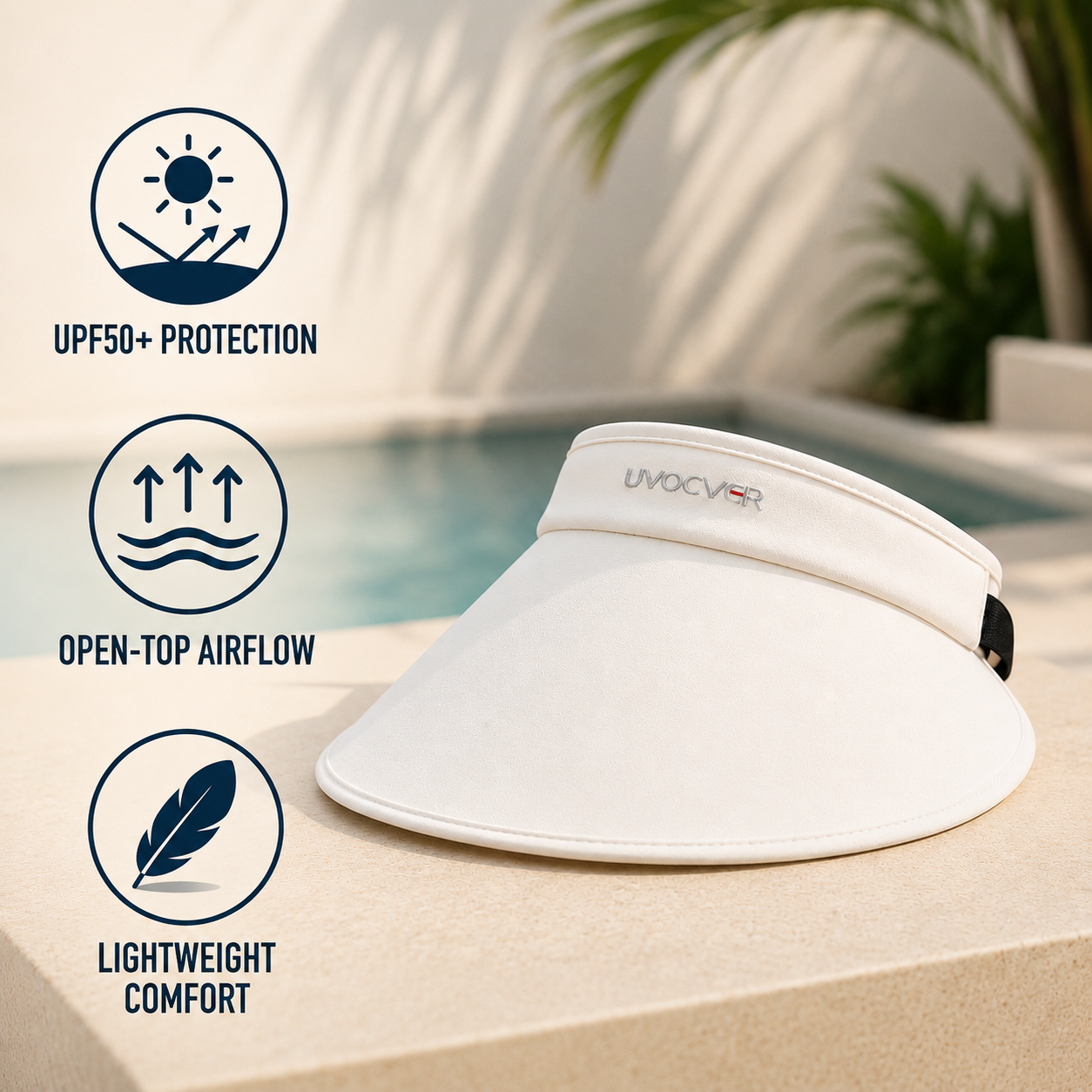 Nordspur | ShadeLuxe Wide Brim Sun Visor