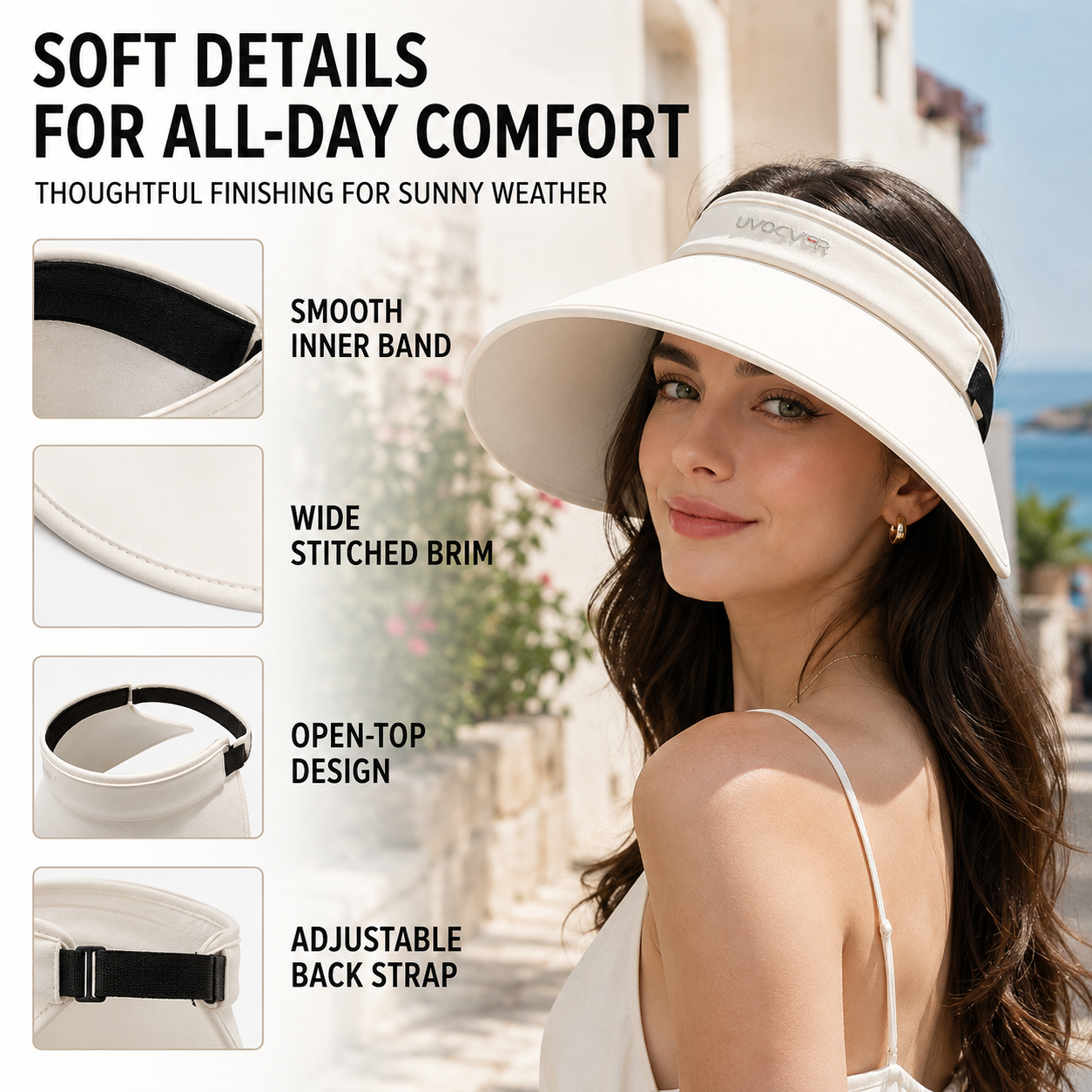 Nordspur | ShadeLuxe Wide Brim Sun Visor