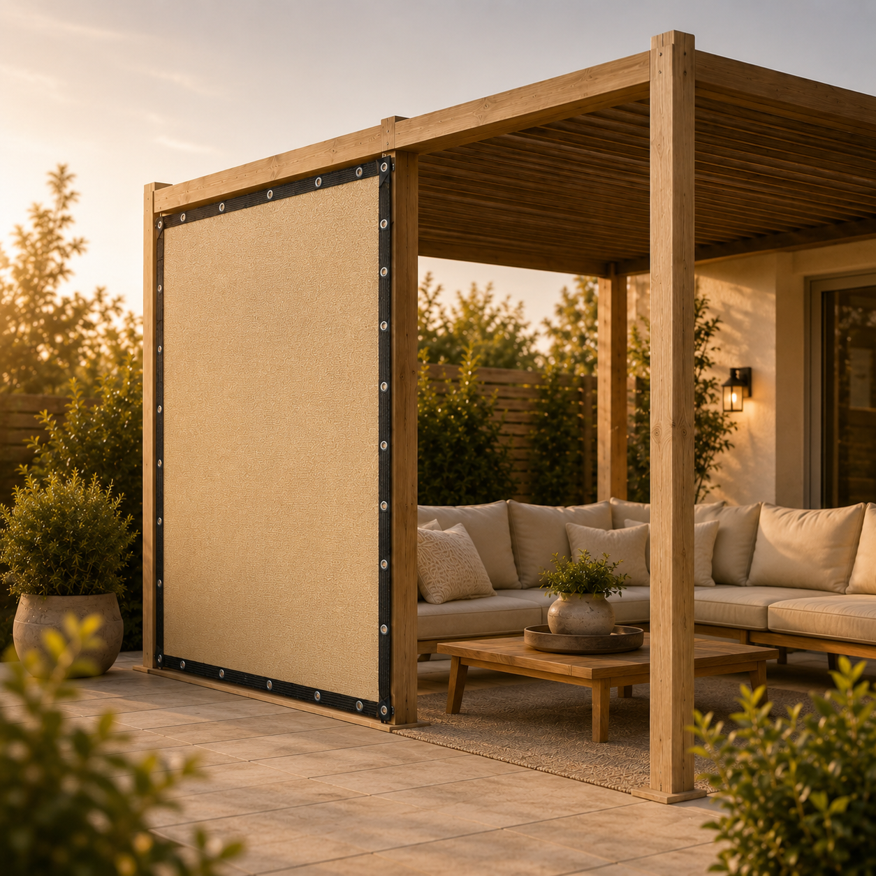 Nordspur | Shadeora Pergola Side Panel | Gazebo Side Wall Sun & Wind Screen