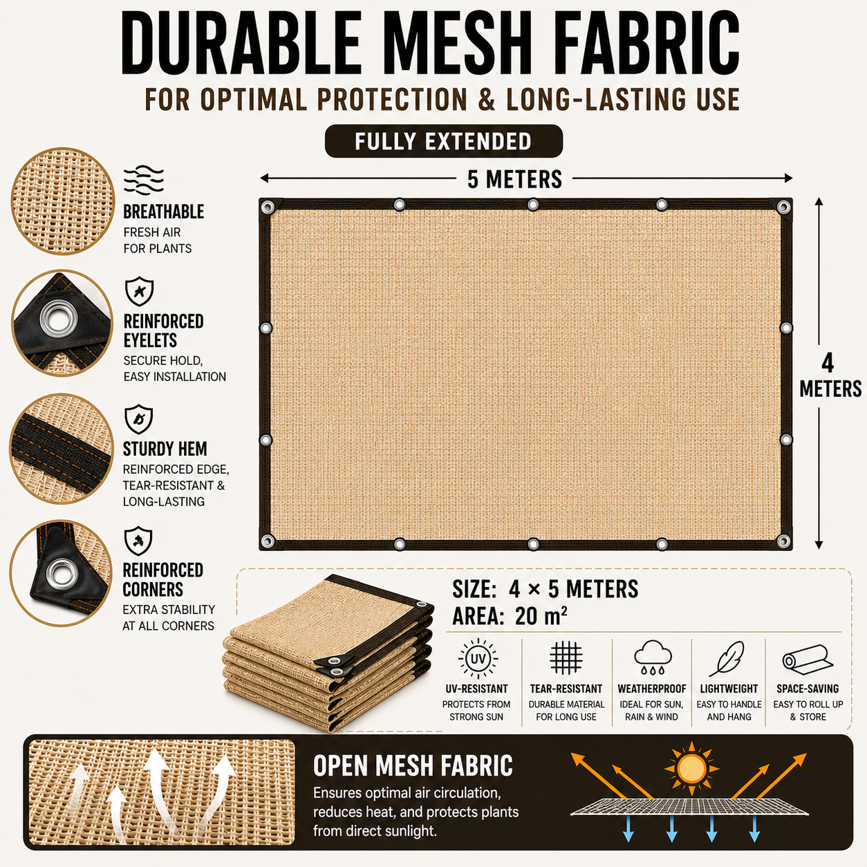 Nordspur | Shadevera Heavy Duty Shade Netting