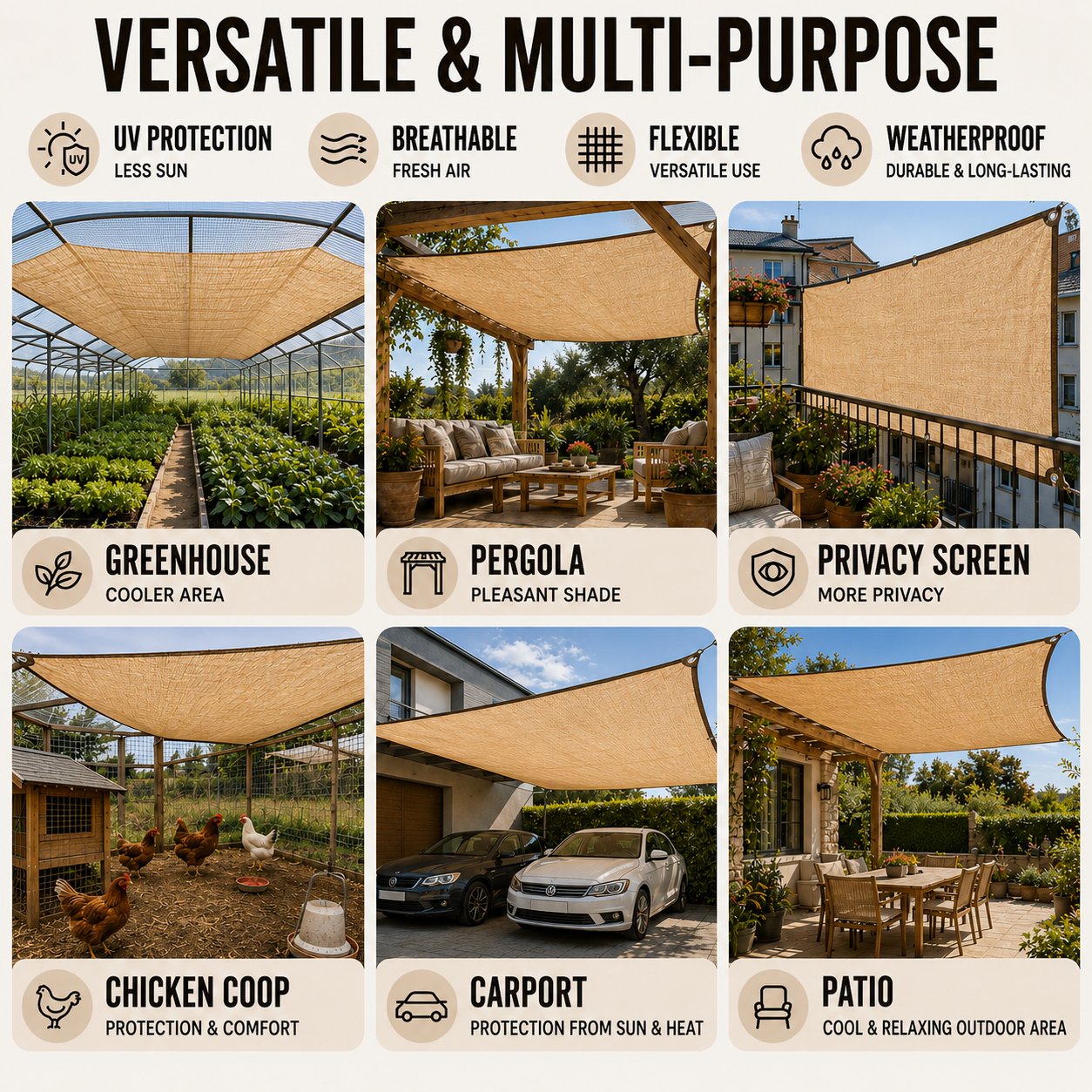 Nordspur | Shadevera Heavy Duty Shade Netting