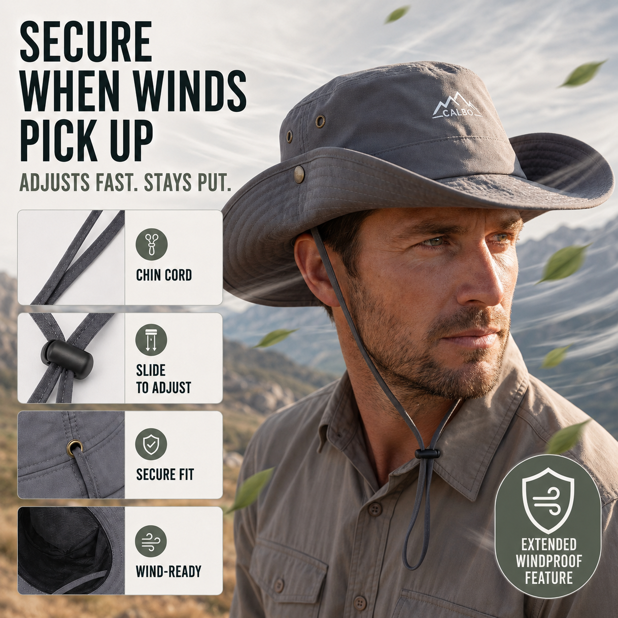Nordspur | Shadorra Wide-Brim Waterproof Outdoor Hat