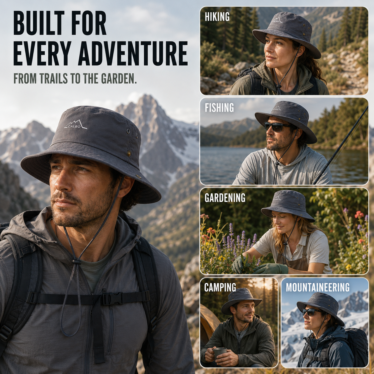 Nordspur | Shadorra Wide-Brim Waterproof Outdoor Hat