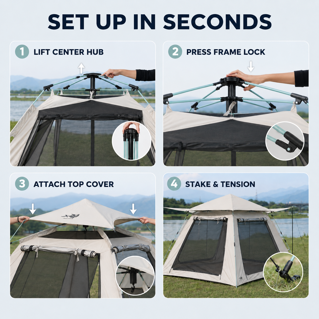 Nordspur | Sheltrio Pop Up Family Beach Shelter