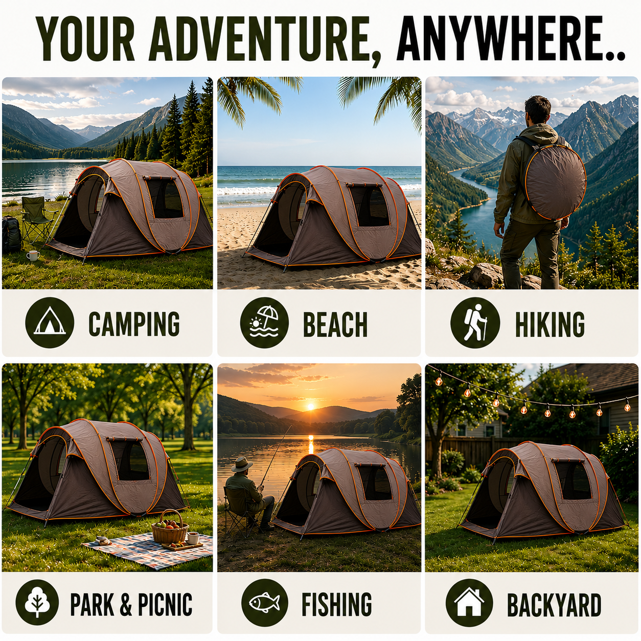 Nordspur | Shelvoo Automatic Pop Up Family Tent