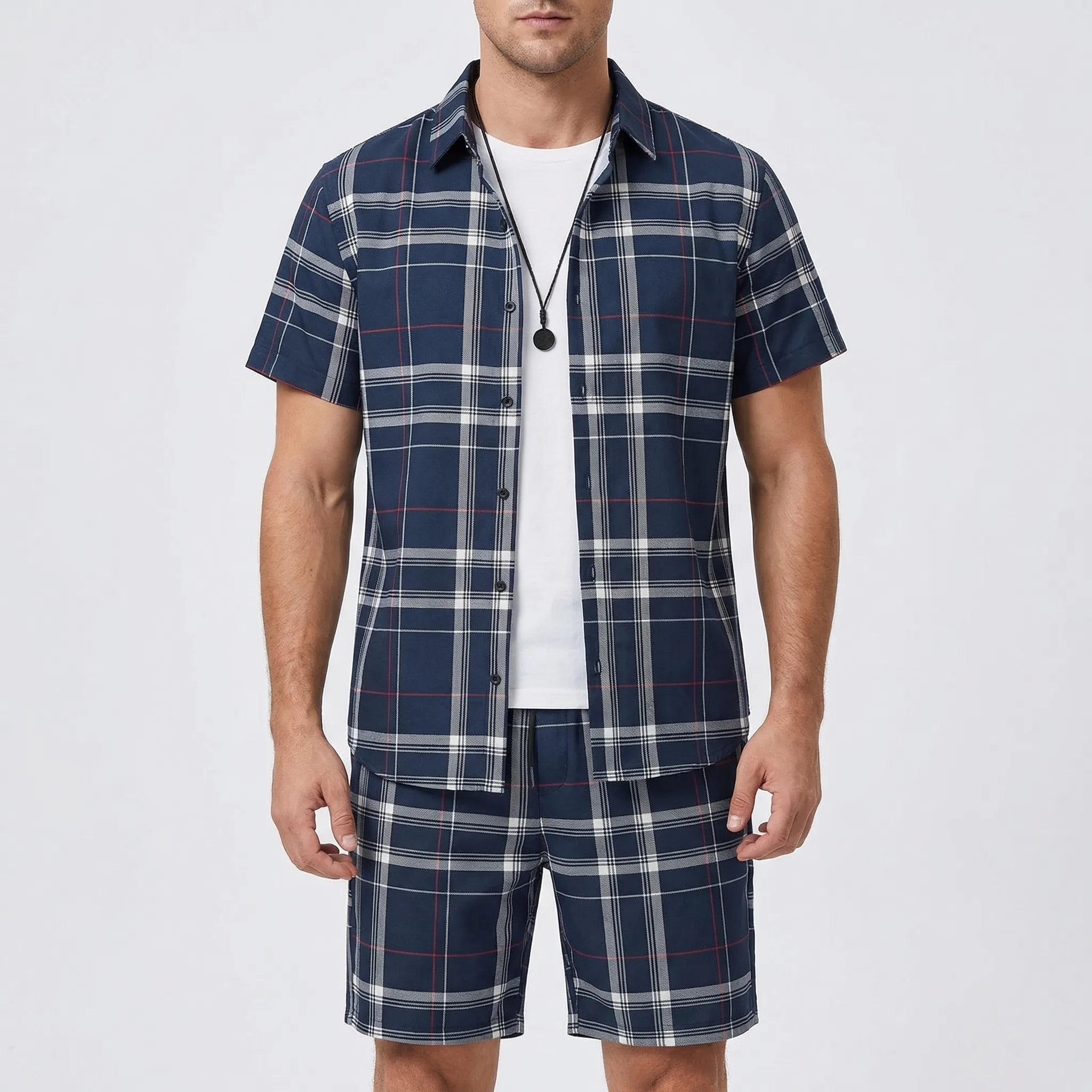 Nordspur | Shoraldo Hawaiian Print Short Sleeve Shirt And Shorts Set