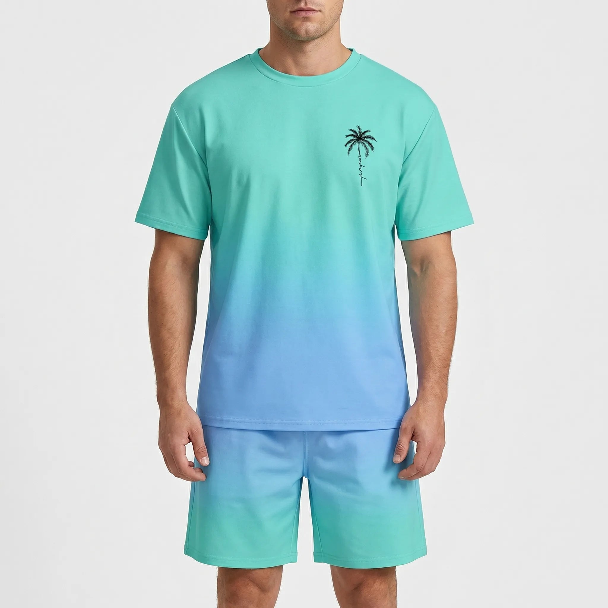 Nordspur | Shoreline Gradient Print Hawaiian Matching Set
