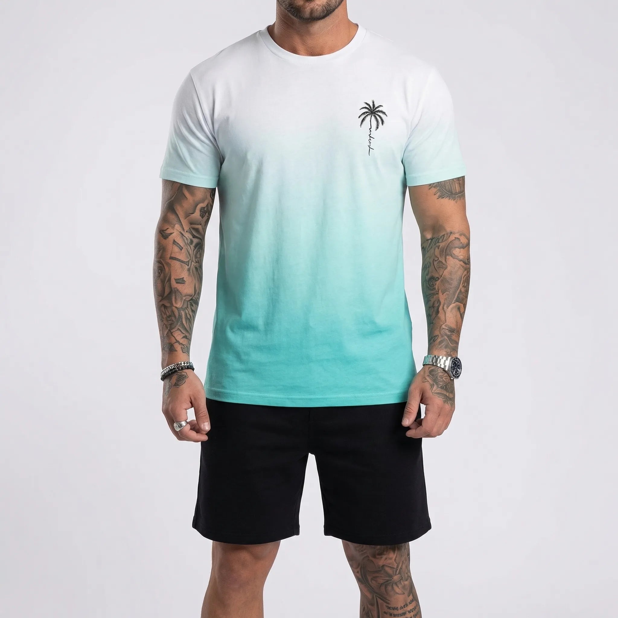 Nordspur | Shoreline Gradient Print Hawaiian Matching Set