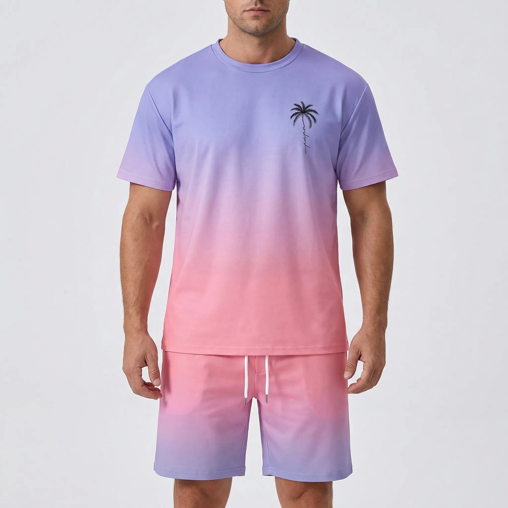 Nordspur | Shoreline Gradient Print Hawaiian Matching Set