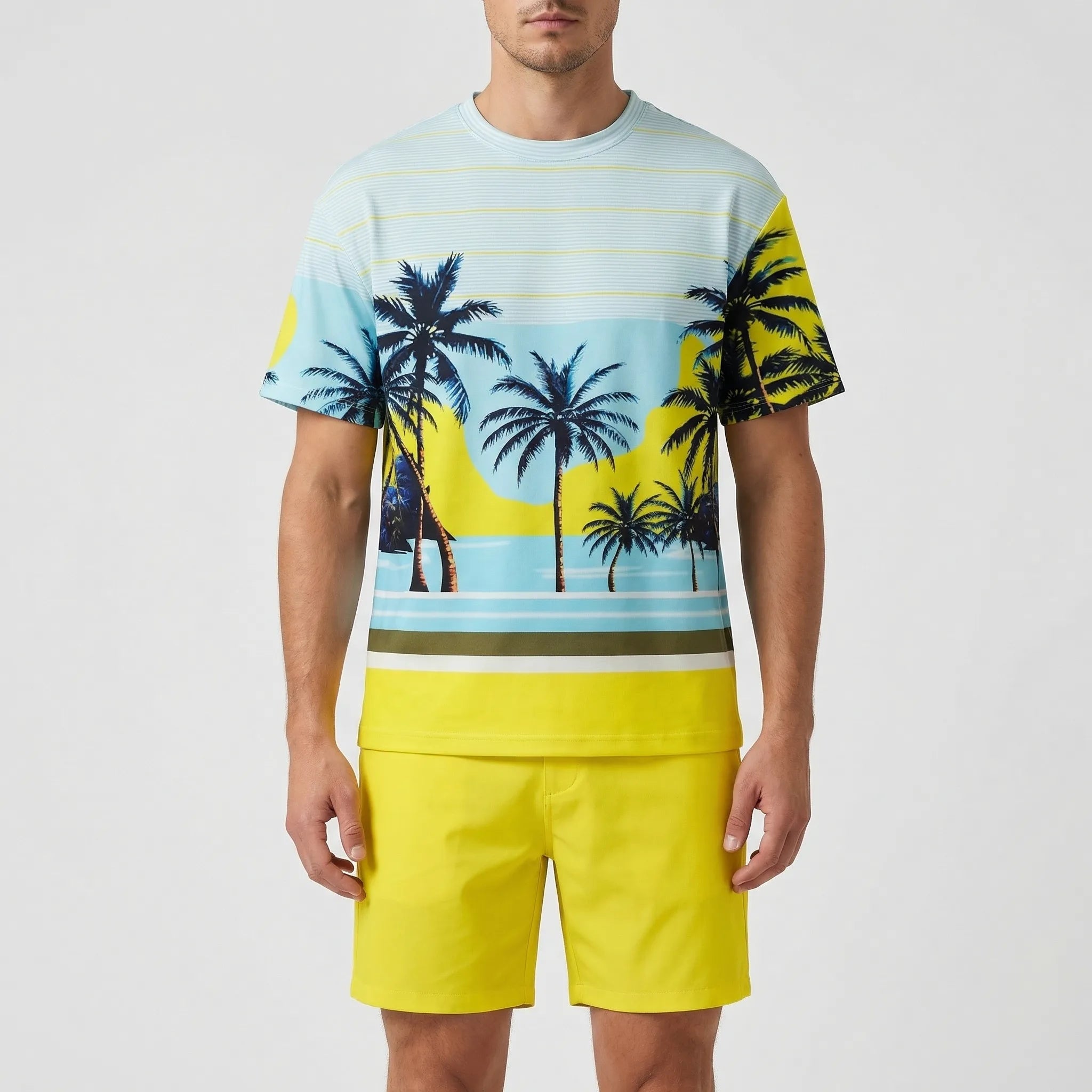 Nordspur | Shoreline Gradient Print Hawaiian Matching Set