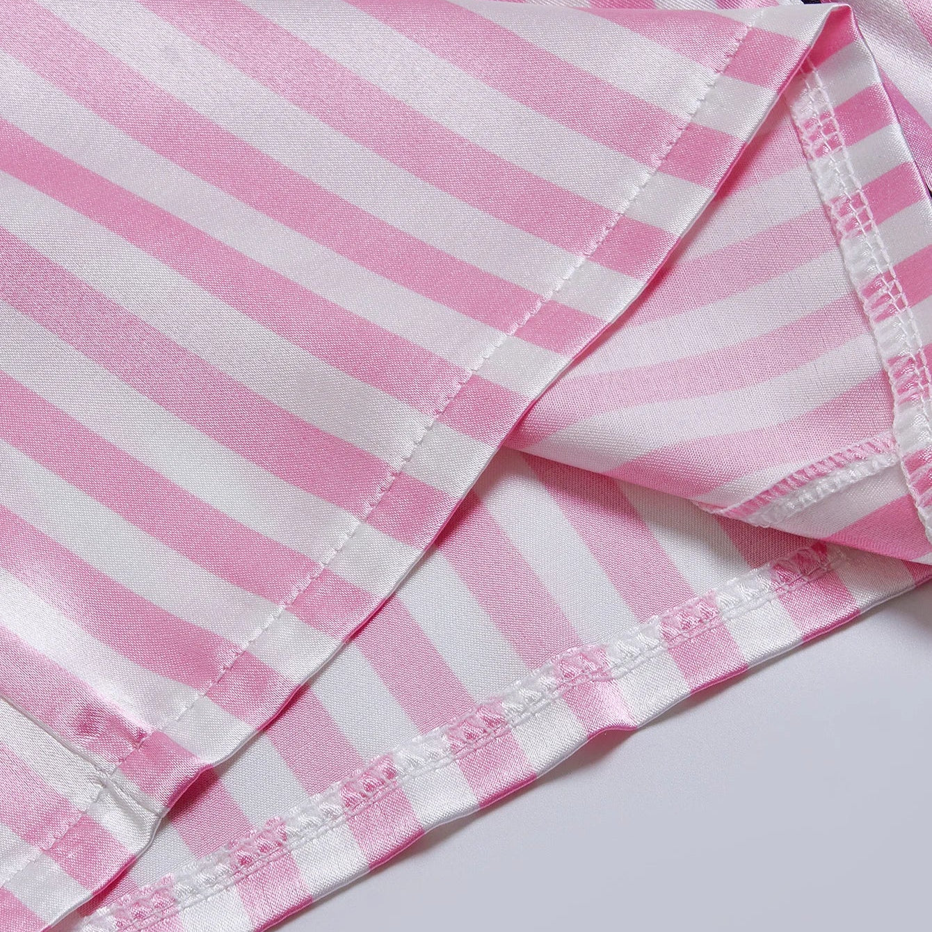 Nordspur | Short Sleeve Satin Pajama Set