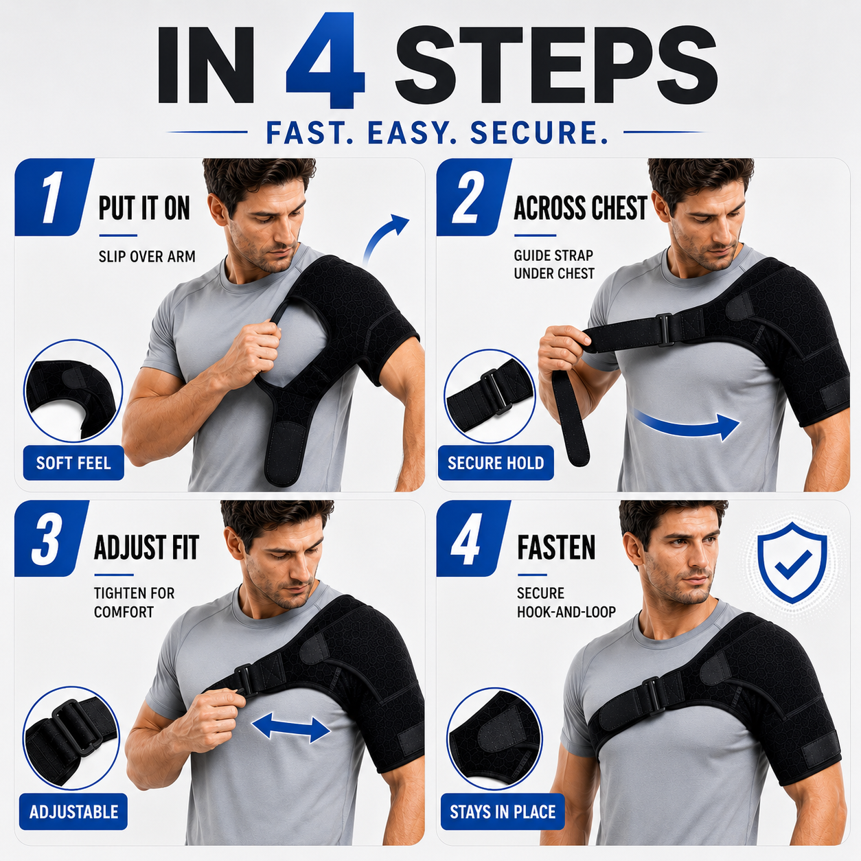 Nordspur | Shouldrax Adjustable Shoulder Support Wrap