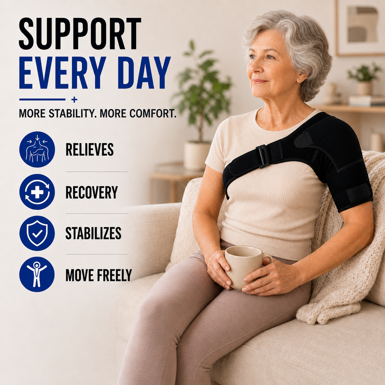 Nordspur | Shouldrax Adjustable Shoulder Support Wrap