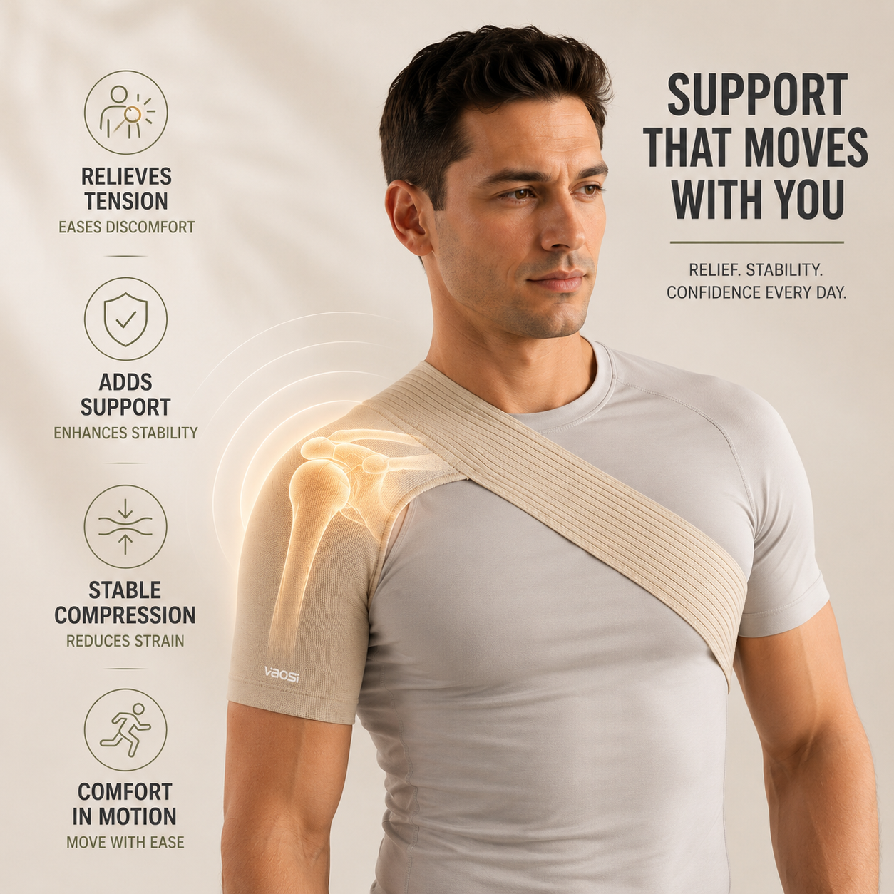 Nordspur | Shouldrax Elastic Shoulder Support Sleeve
