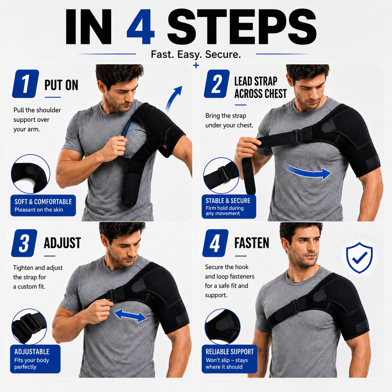 Nordspur | Shouldraze Adjustable Unilateral Shoulder Brace