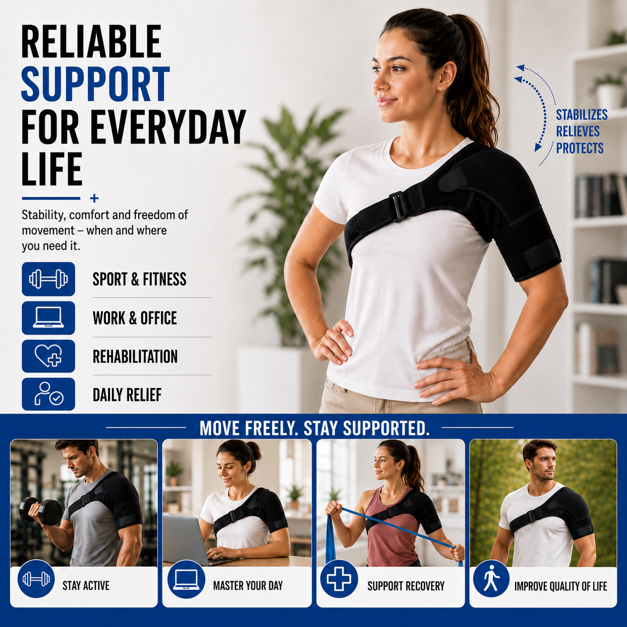 Nordspur | Shouldraze Adjustable Unilateral Shoulder Brace