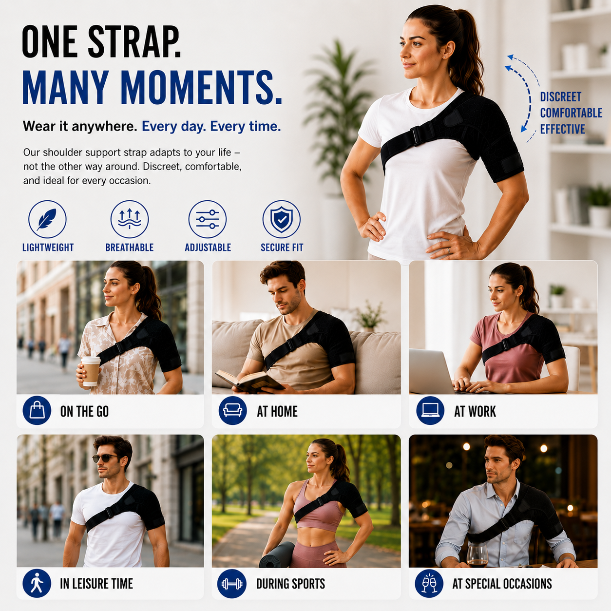 Nordspur | Shouldraze Adjustable Unilateral Shoulder Brace