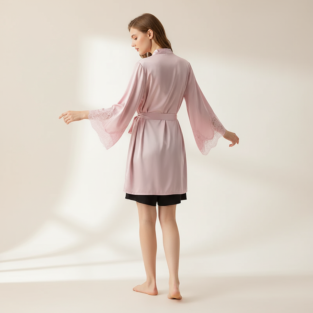 Nordspur | Silvara Short Kimono Style Robe