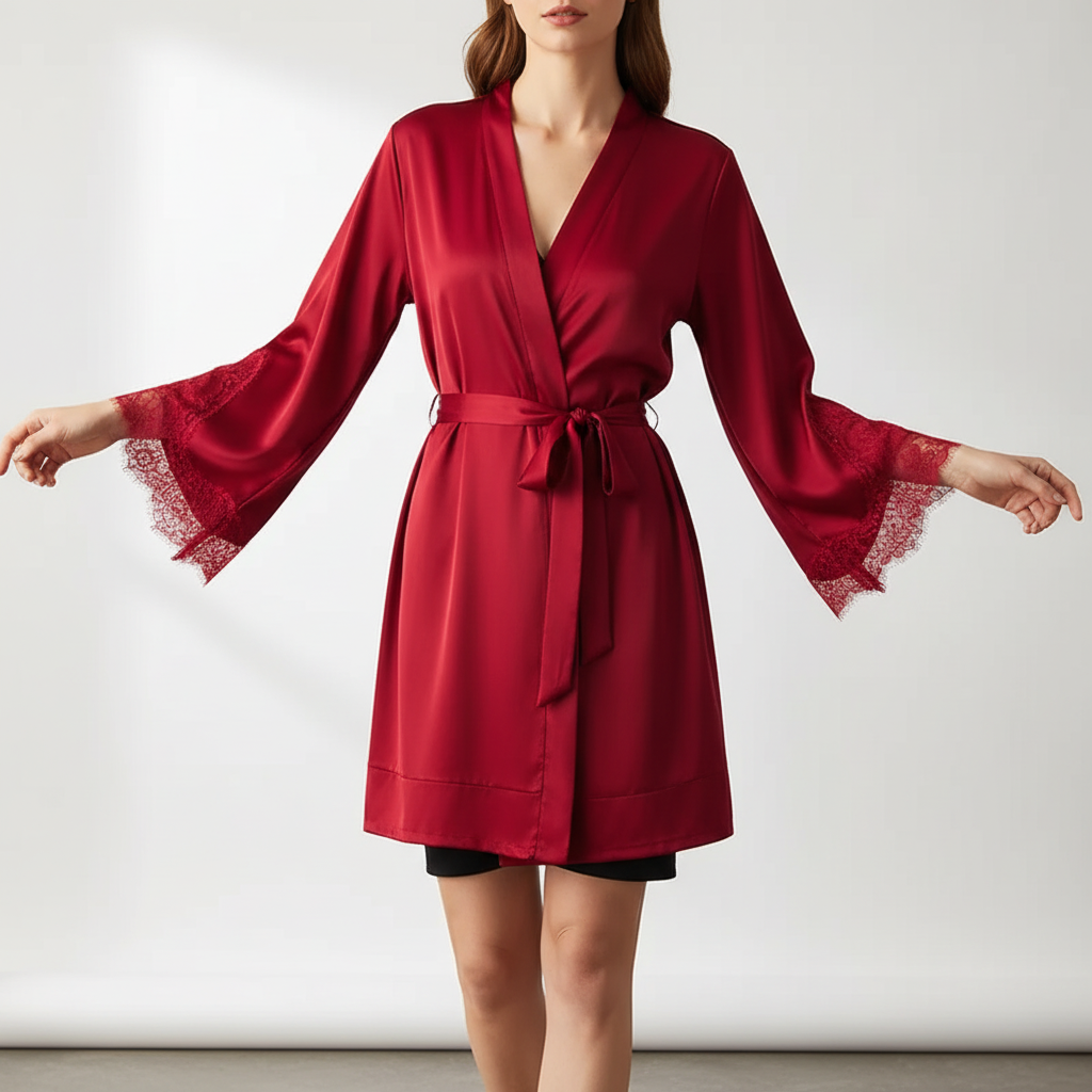 Nordspur | Silvara Short Kimono Style Robe