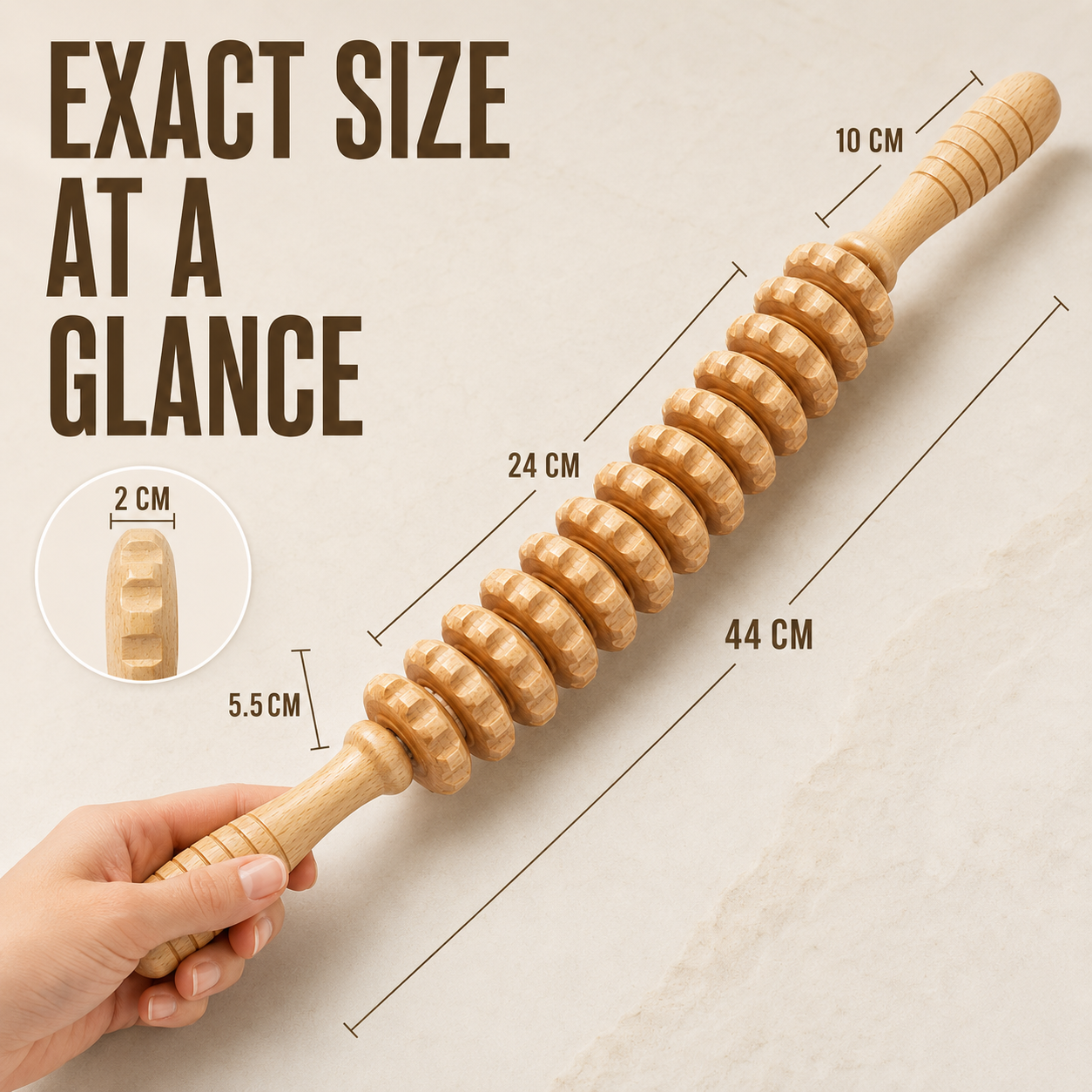 Nordspur | Silvoroam Curved Wooden Body Roller