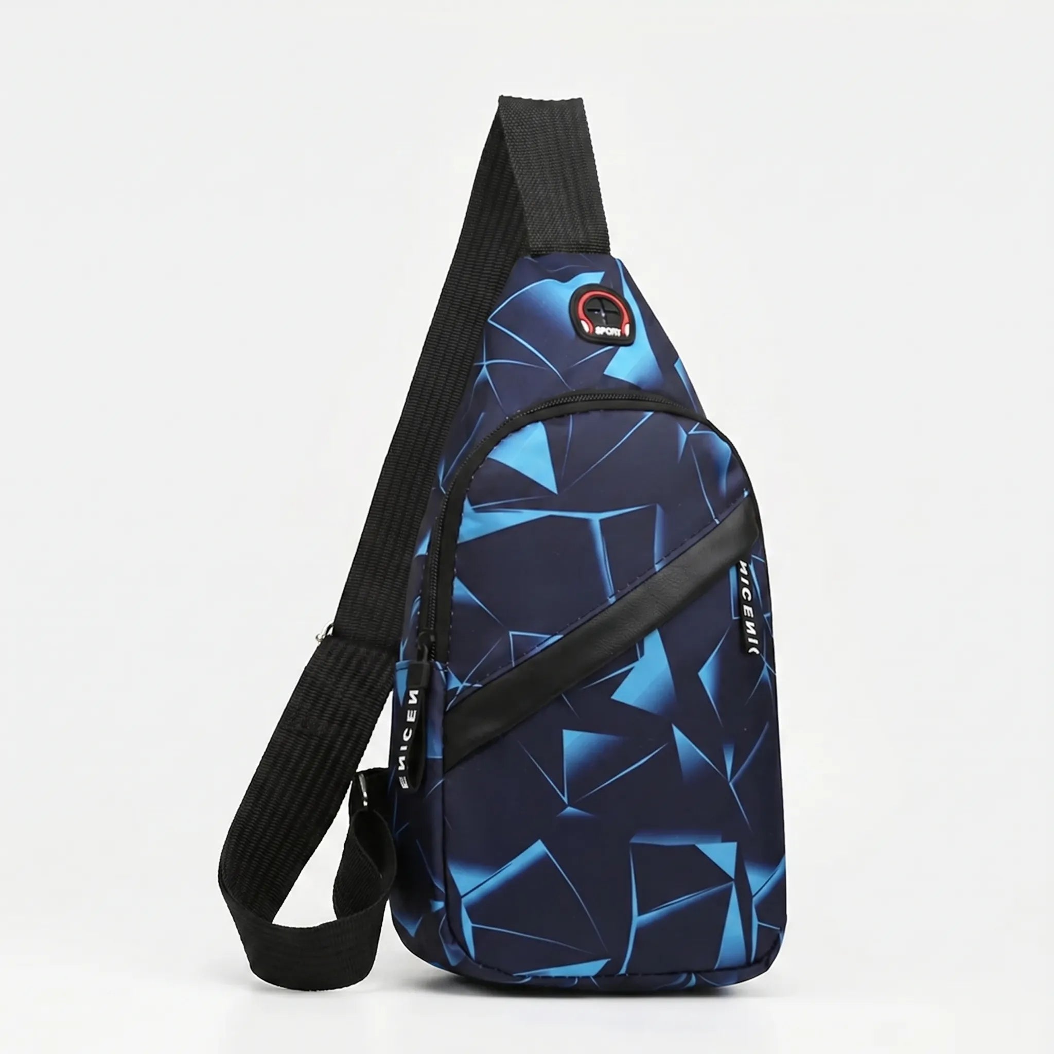 Nordspur | Slantrix Geometric Print Crossbody Chest Bag
