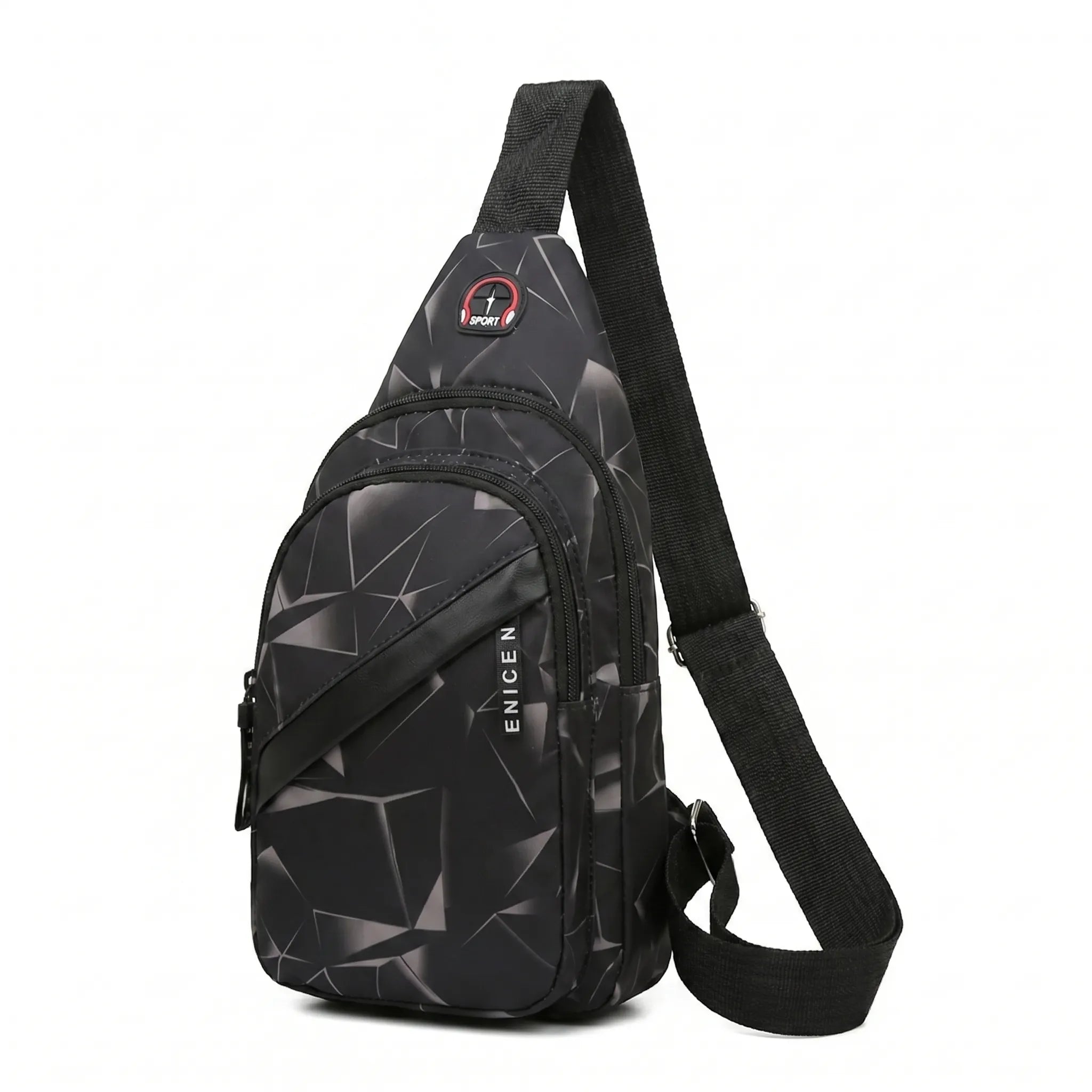 Nordspur | Slantrix Geometric Print Crossbody Chest Bag