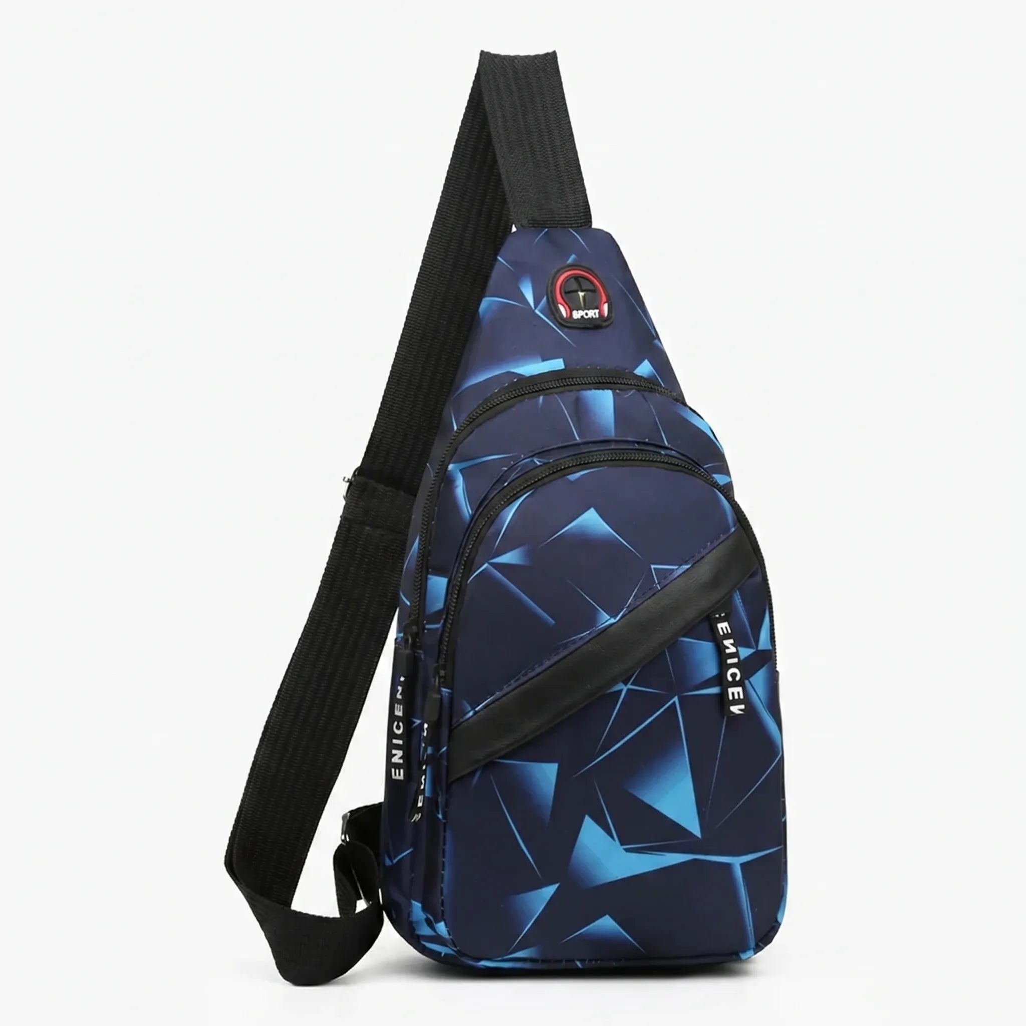 Nordspur | Slantrix Geometric Print Crossbody Chest Bag