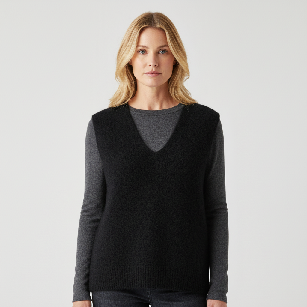 Nordspur | Sleeveless V Neck Knit Vest