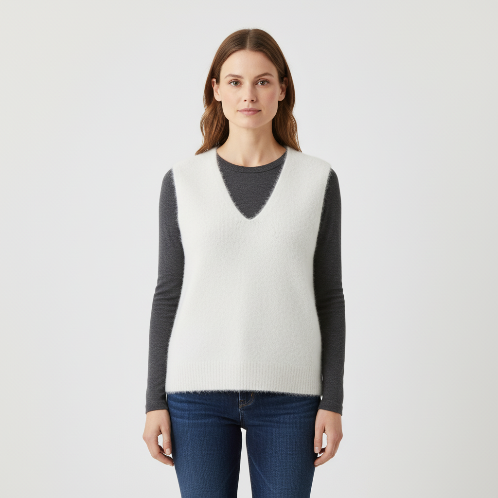 Nordspur | Sleeveless V Neck Knit Vest