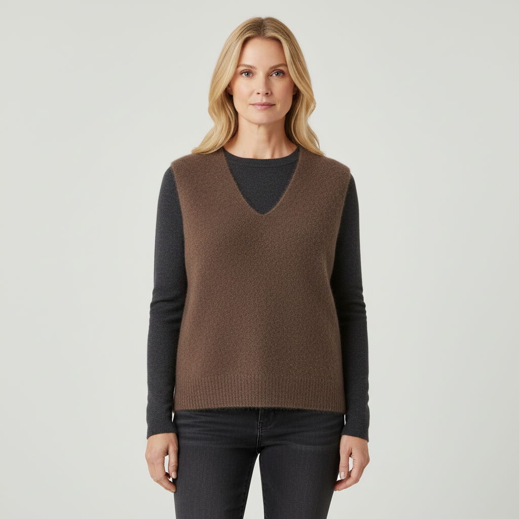 Nordspur | Sleeveless V Neck Knit Vest