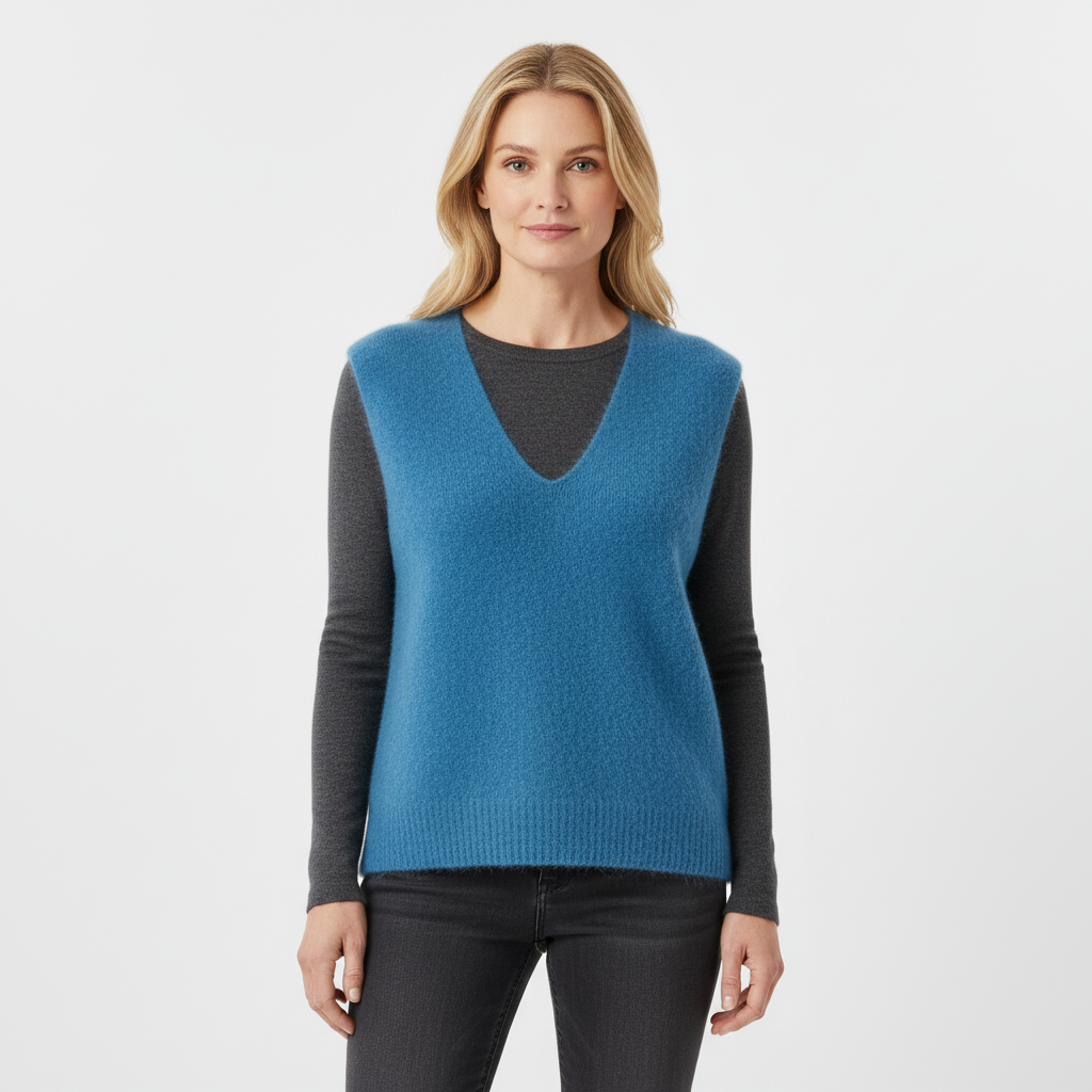 Nordspur | Sleeveless V Neck Knit Vest