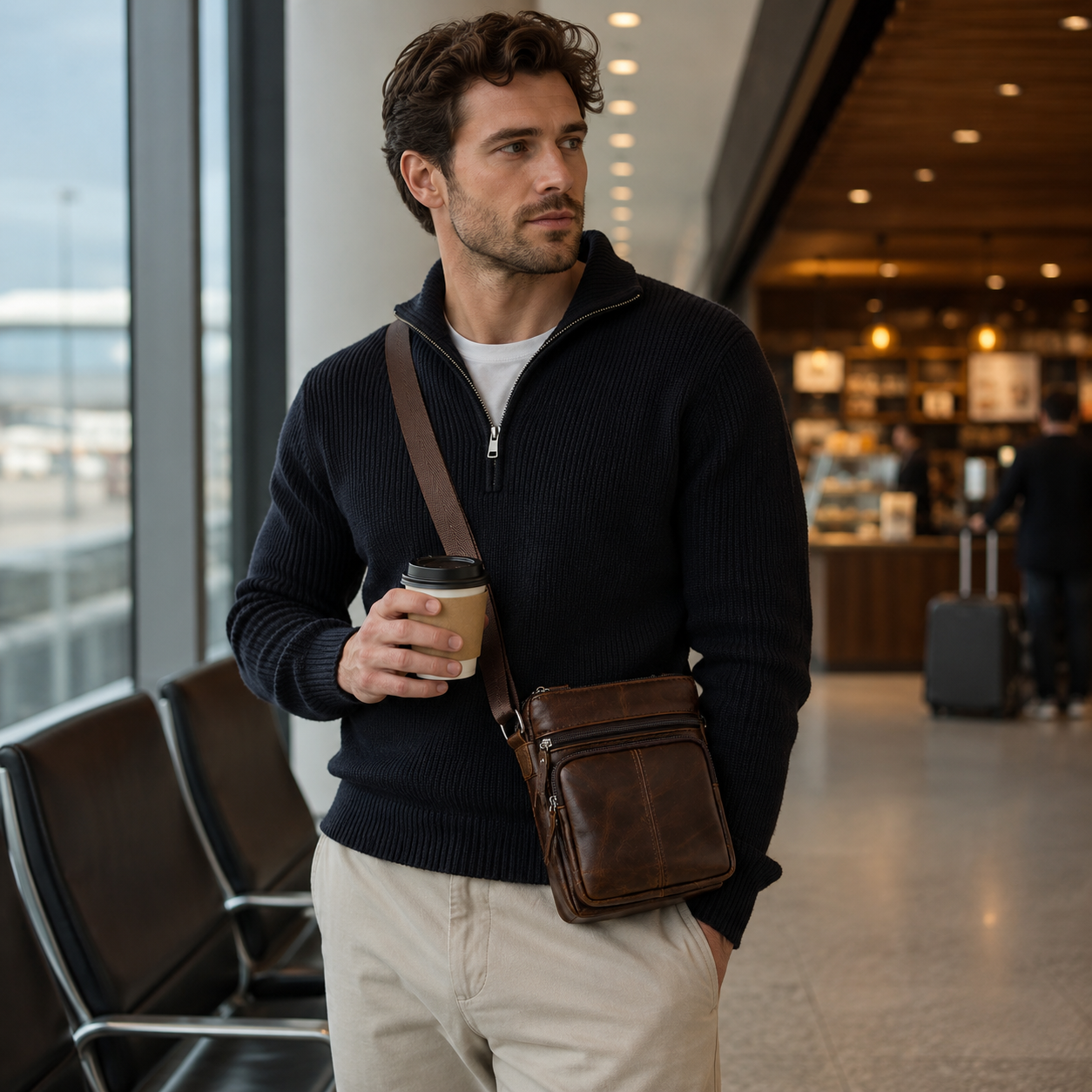 Nordspur | Small Genuine Messenger Handbag
