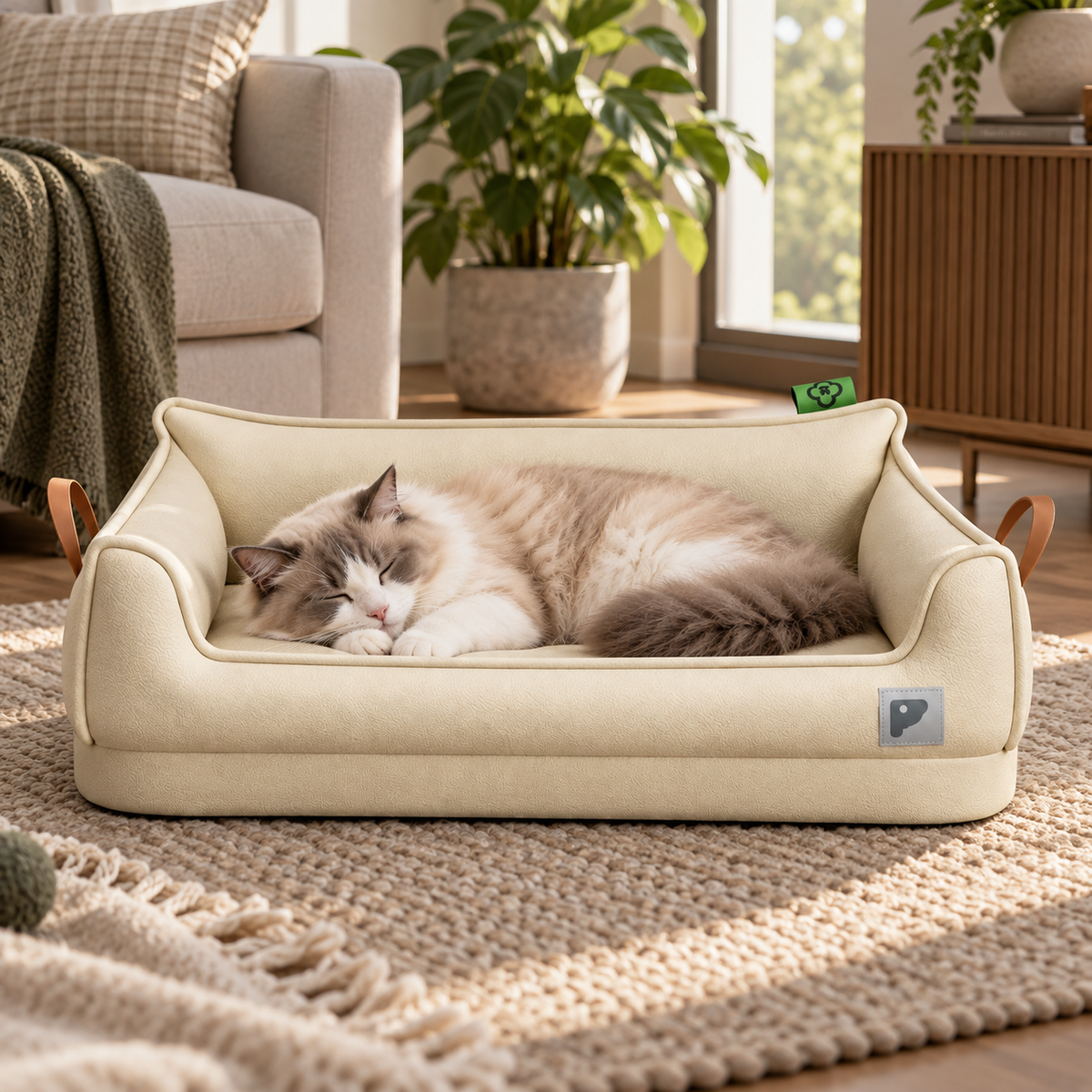 Nordspur | Snooflow Rectangular Sofa-Style Orthopedic Dog Bed