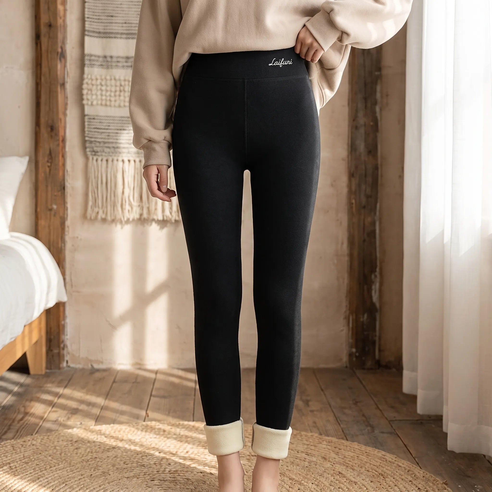 Nordspur | SnugStrut High Waisted Ribbed Thermal Leggings