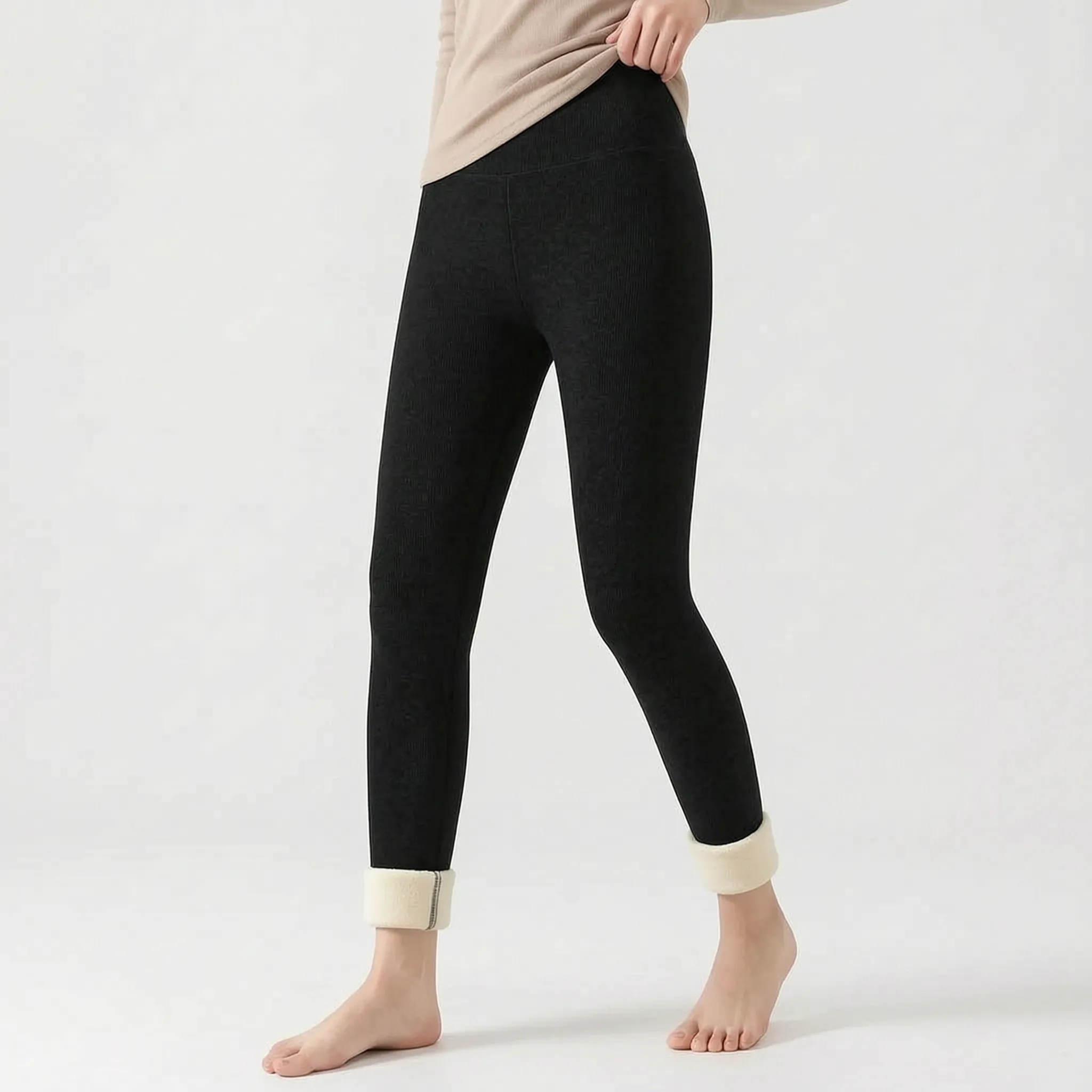 Nordspur | SnugStrut High Waisted Ribbed Thermal Leggings