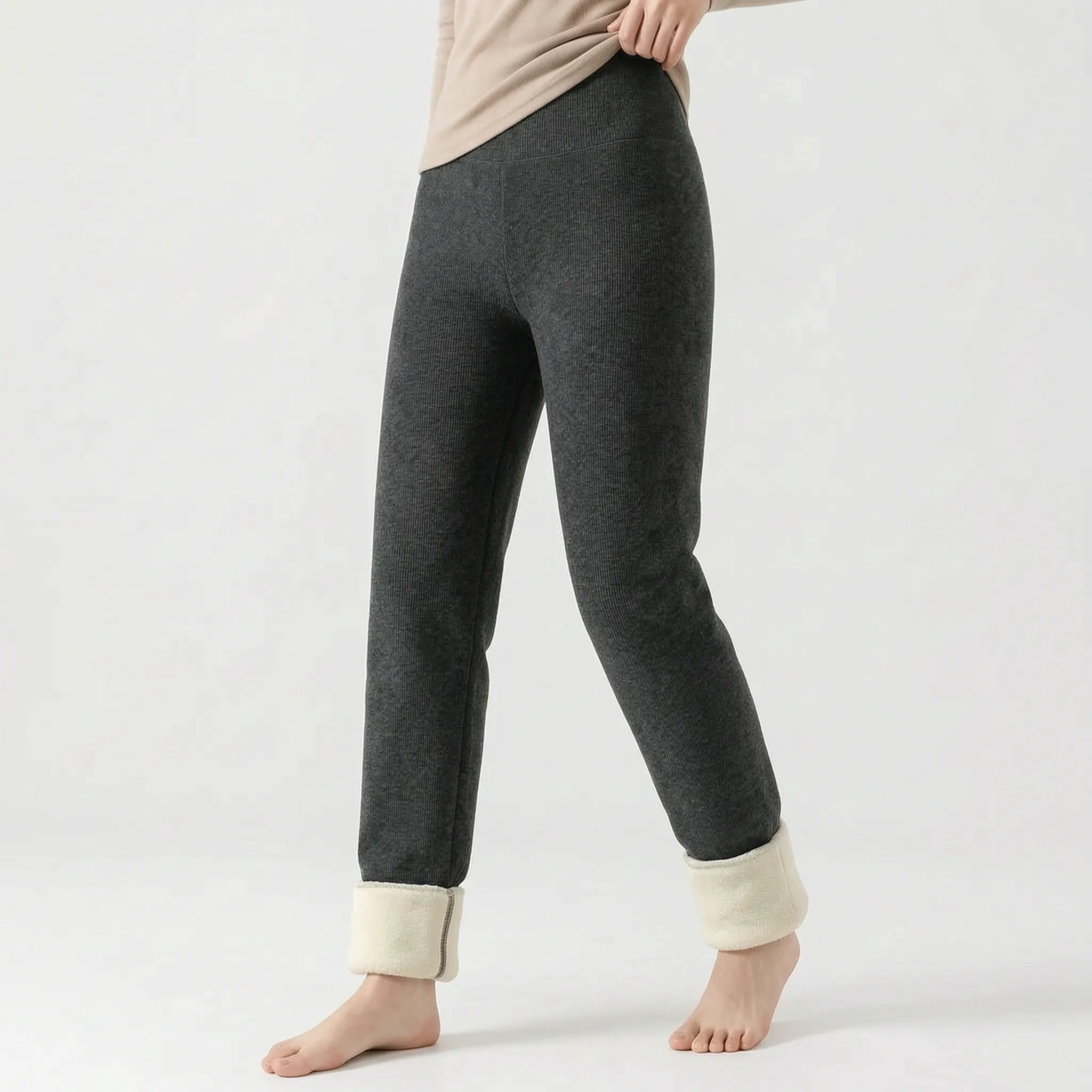 Nordspur | SnugStrut High Waisted Ribbed Thermal Leggings