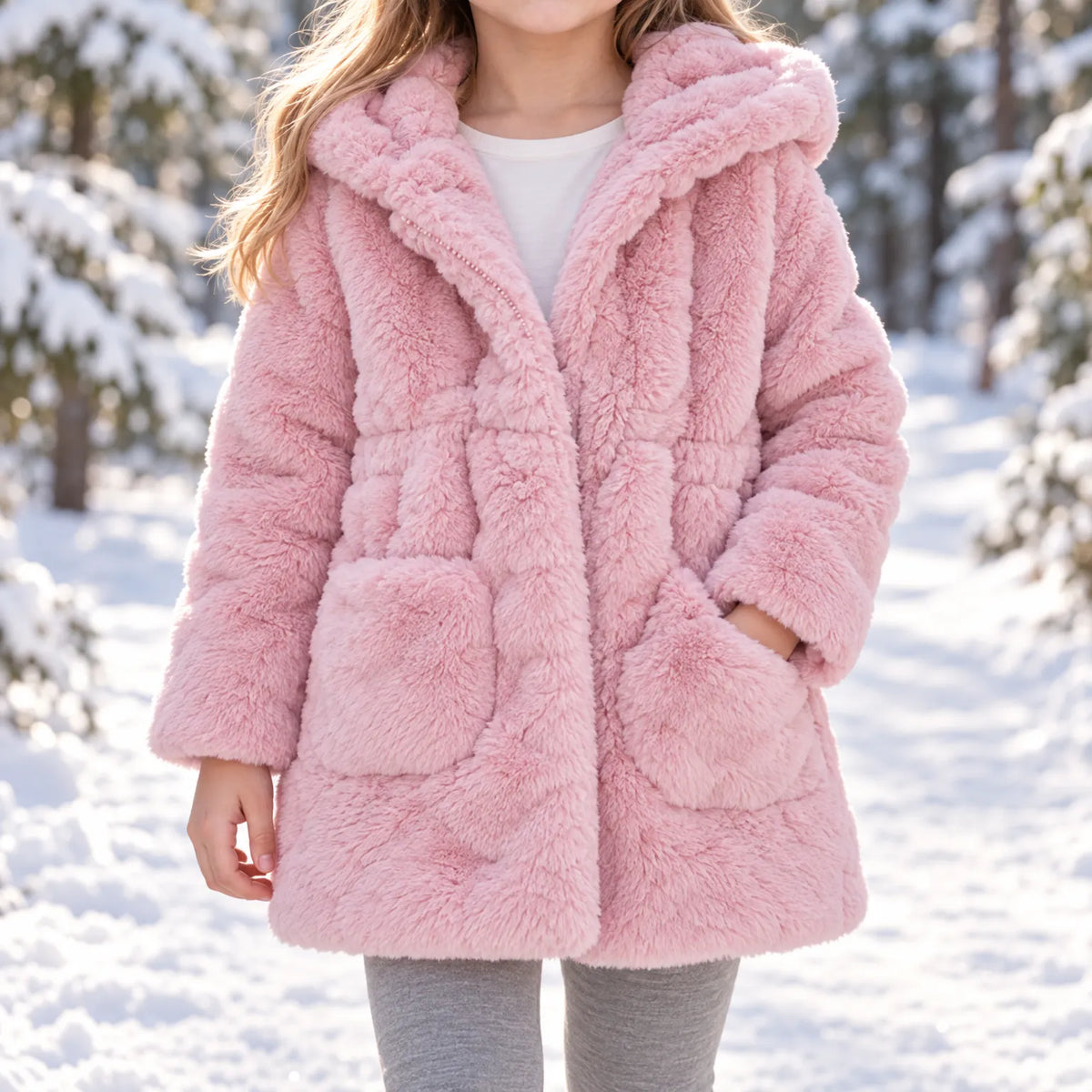 Nordspur | SnuggleBear Hooded Girls Winter Coat