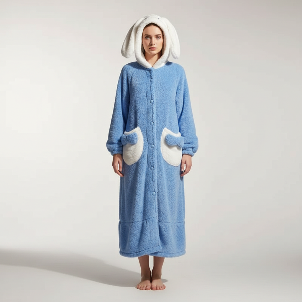 Nordspur | SnuggleLuxe Long Sleeve Ankle Nightgown