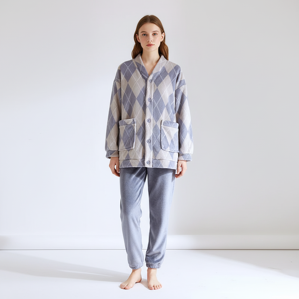 Nordspur | SnuggleVell Thick Long Sleeve Pajama Set
