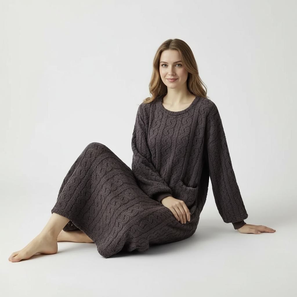 Nordspur | Snuggleloom Long Sleeve Knee Length Nightgown