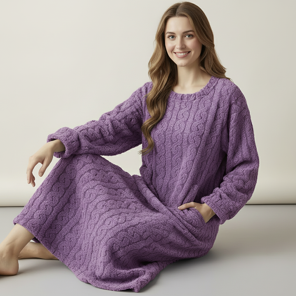 Nordspur | Snuggleloom Long Sleeve Knee Length Nightgown