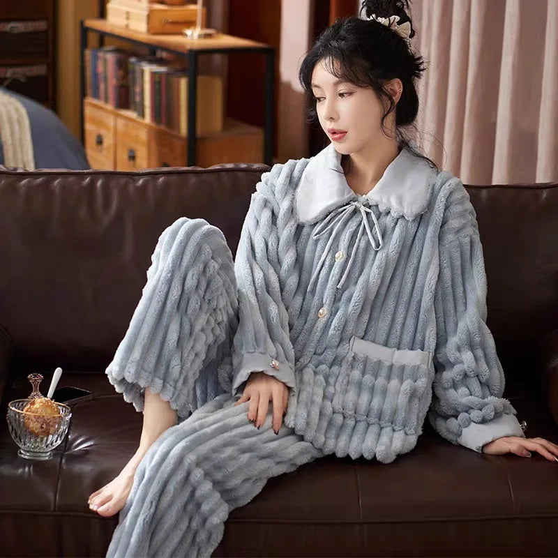 Nordspur | Snugglelyn Thickened Thermal Pajama Set