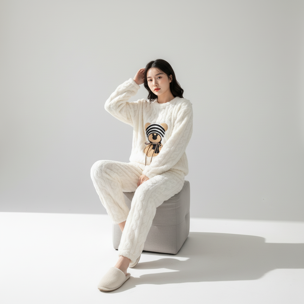 Nordspur | Snugraze Thick Cable Textured Sleep Set