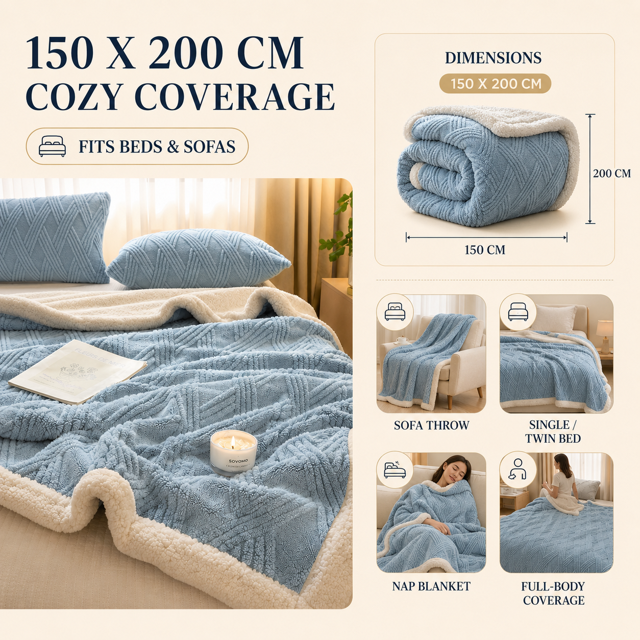 Nordspur | Snugvera Thickened Winter Throw Blanket