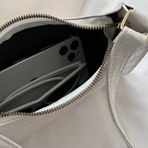 Nordspur | Soft PU Baguette Shoulder Bag